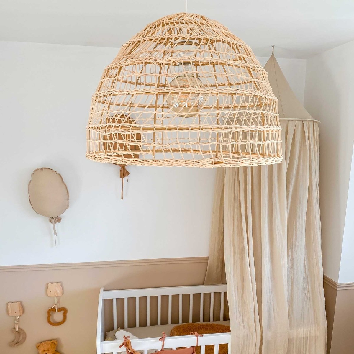 Suspension en rotin, TUZO naturel, C-CREATION