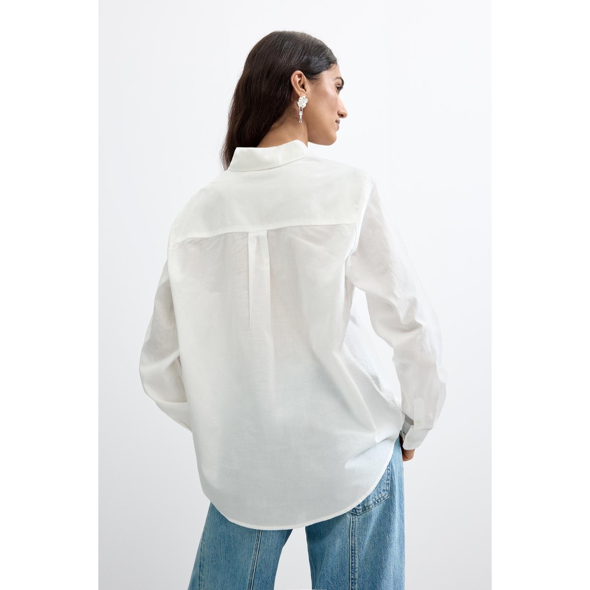Chemise poche imprimée 100 % coton blanc, DESIGUAL