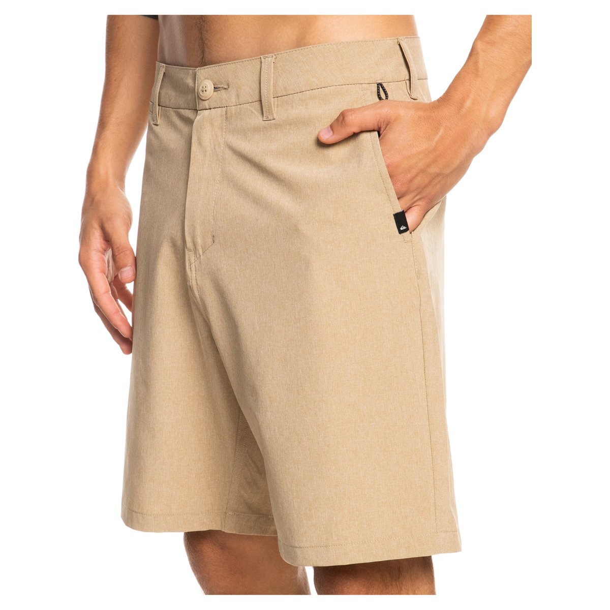 Boardshort Amphibian UNION HEATHER 19" marron plage, QUIKSILVER