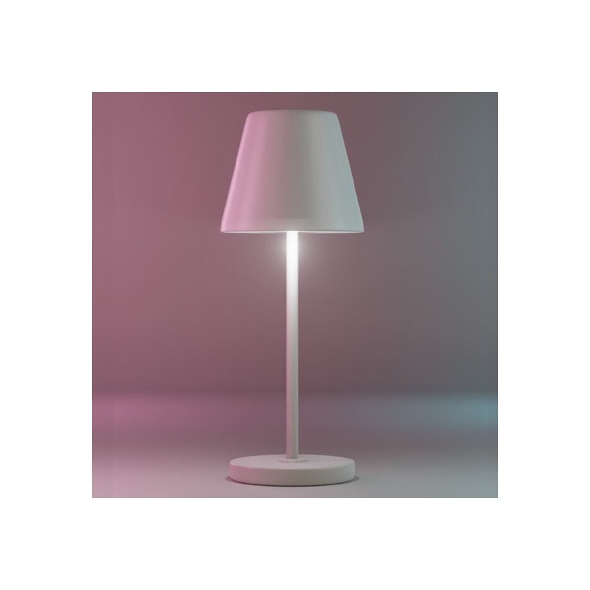 Lampe Nomade Luce Tactile D'extérieur Métal Blanc blanc, MILLUMINE