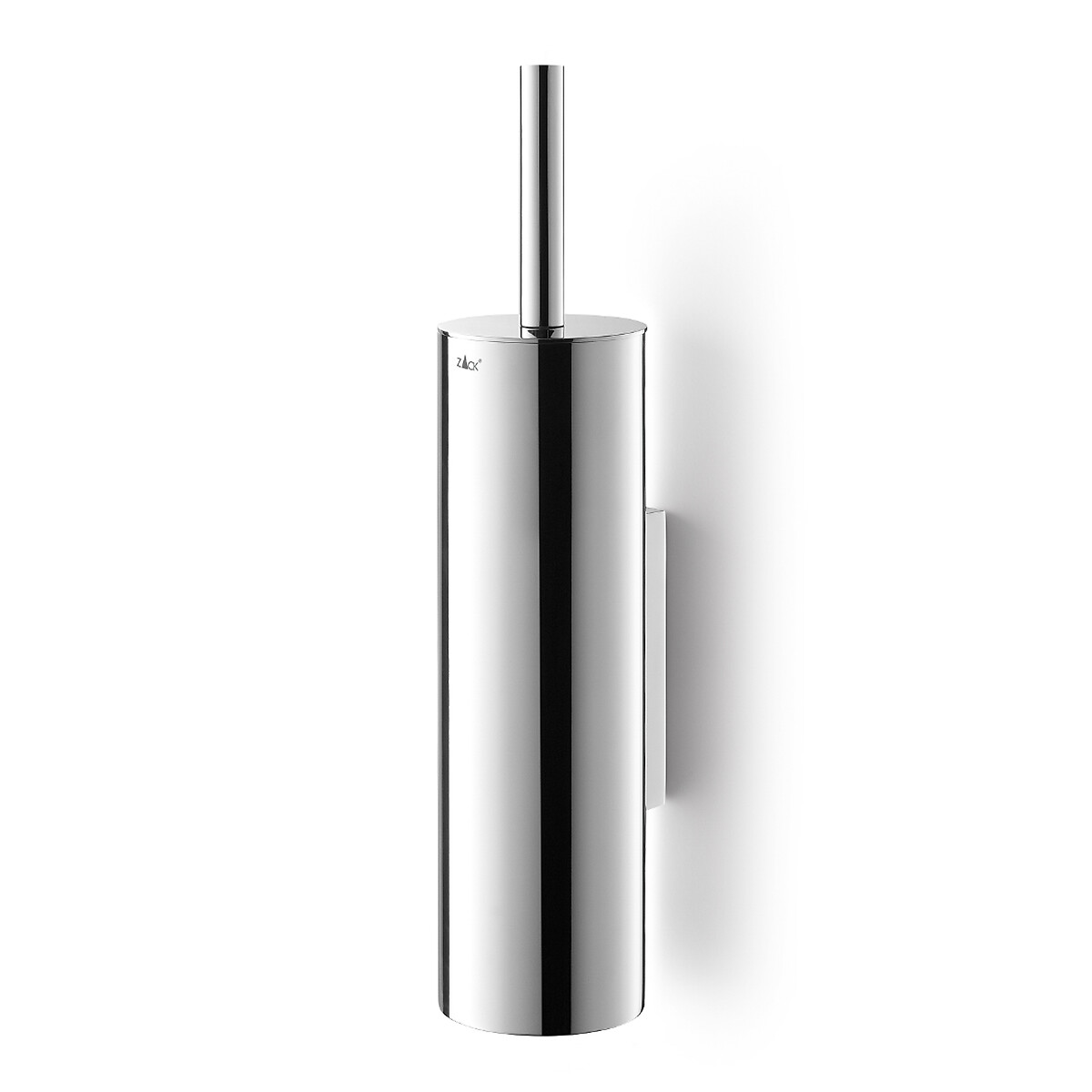 Porta piaçaba de parede Tubo, ZACK inox brilhante, ZACK