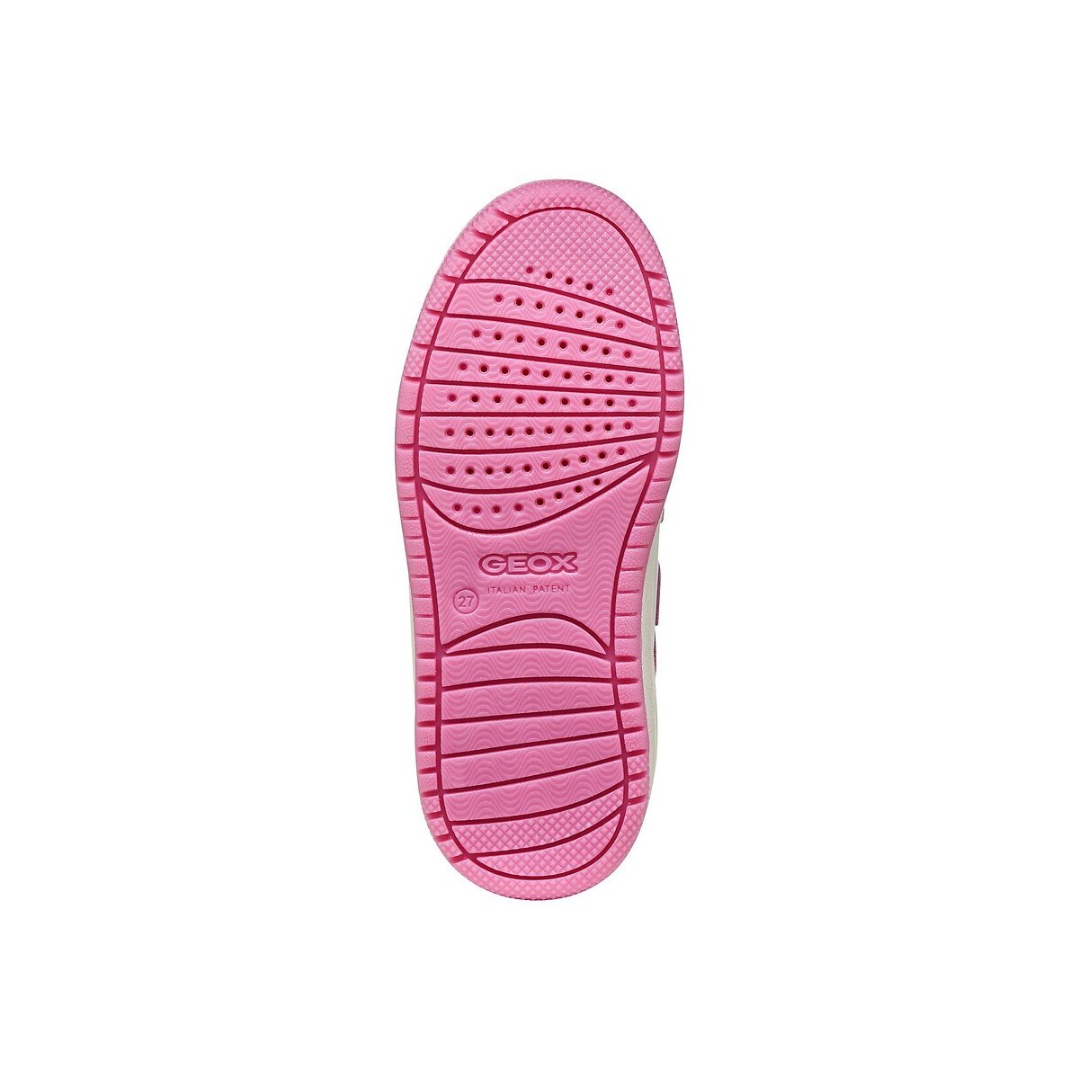 Baskets respirantes à scratchs, WASHIBA rose/blanc, GEOX
