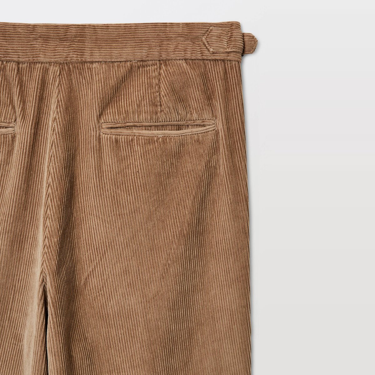 Pantalon velours en coton houblon, MONOPRIX