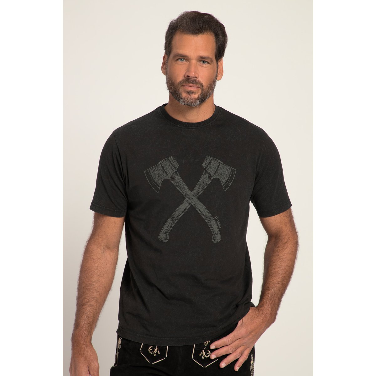 T-shirt à manches courtes noir, JP1880