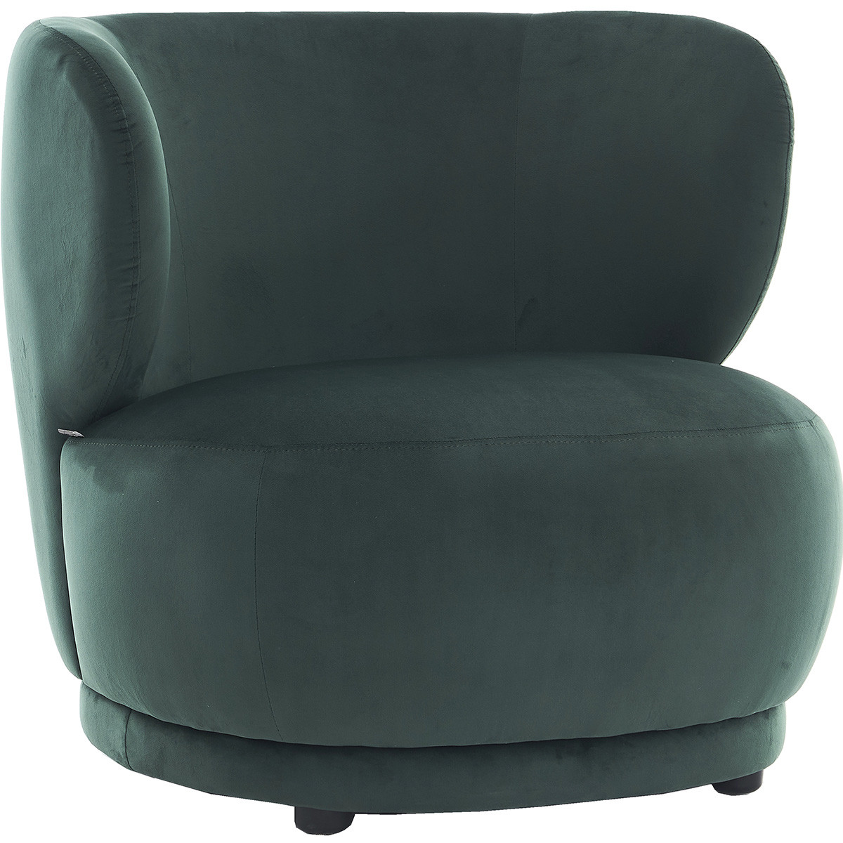 Fauteuil en velours - ESTER vert, HOMIFAB