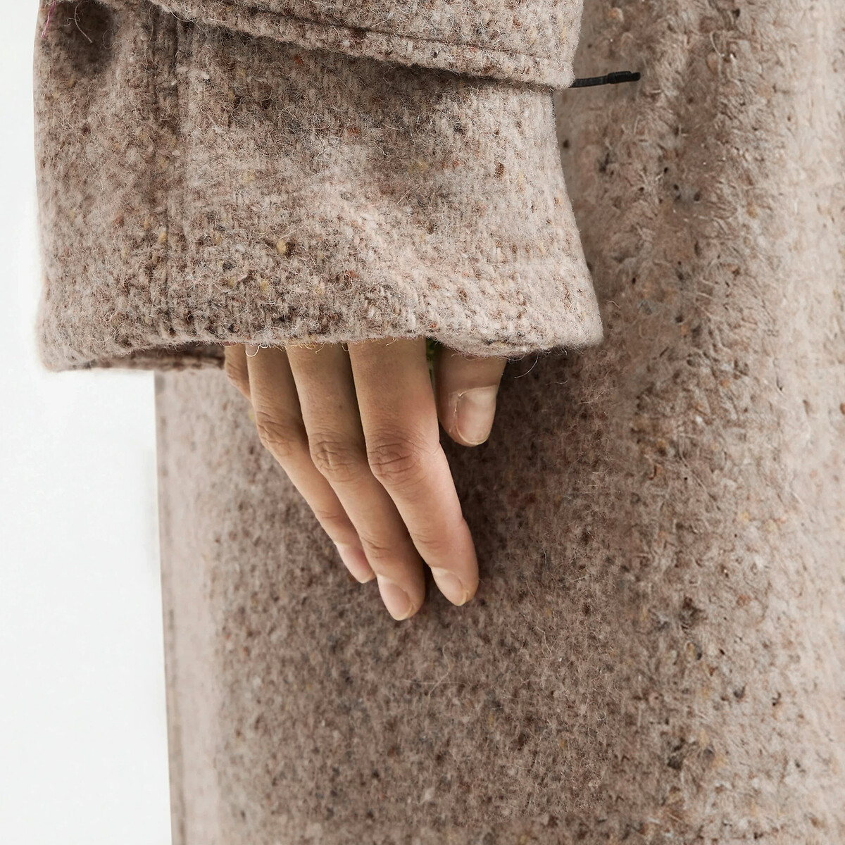 Signatures Isidore Coat in Wool Blend beige marl, LA REDOUTE COLLECTIONS