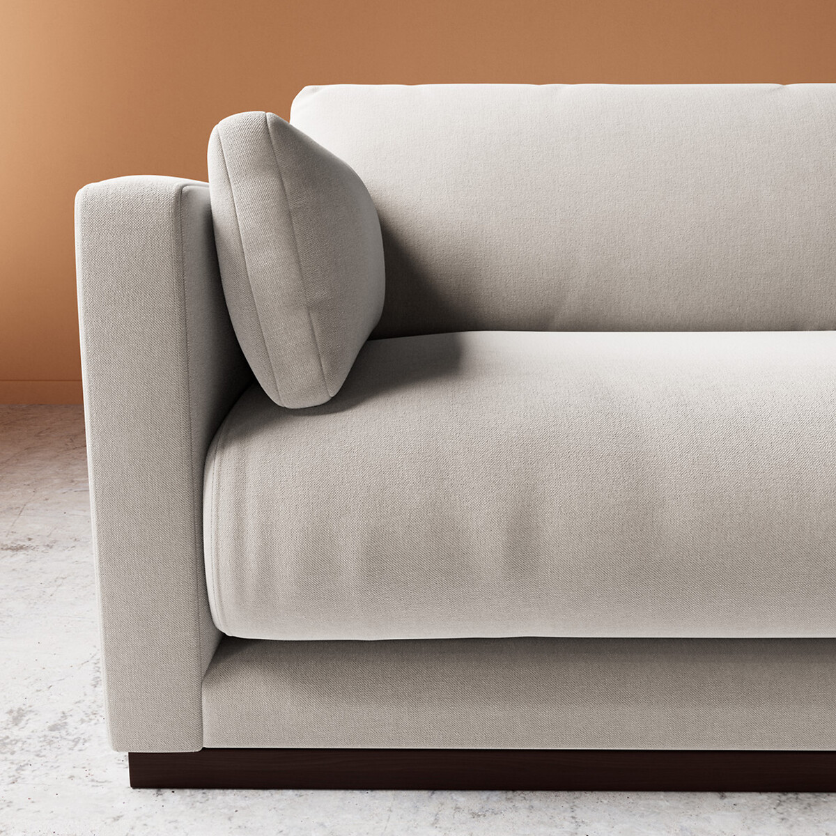 Alesund Crushed Velvet 2/3/4 Seater Sofa ecru , SWOON