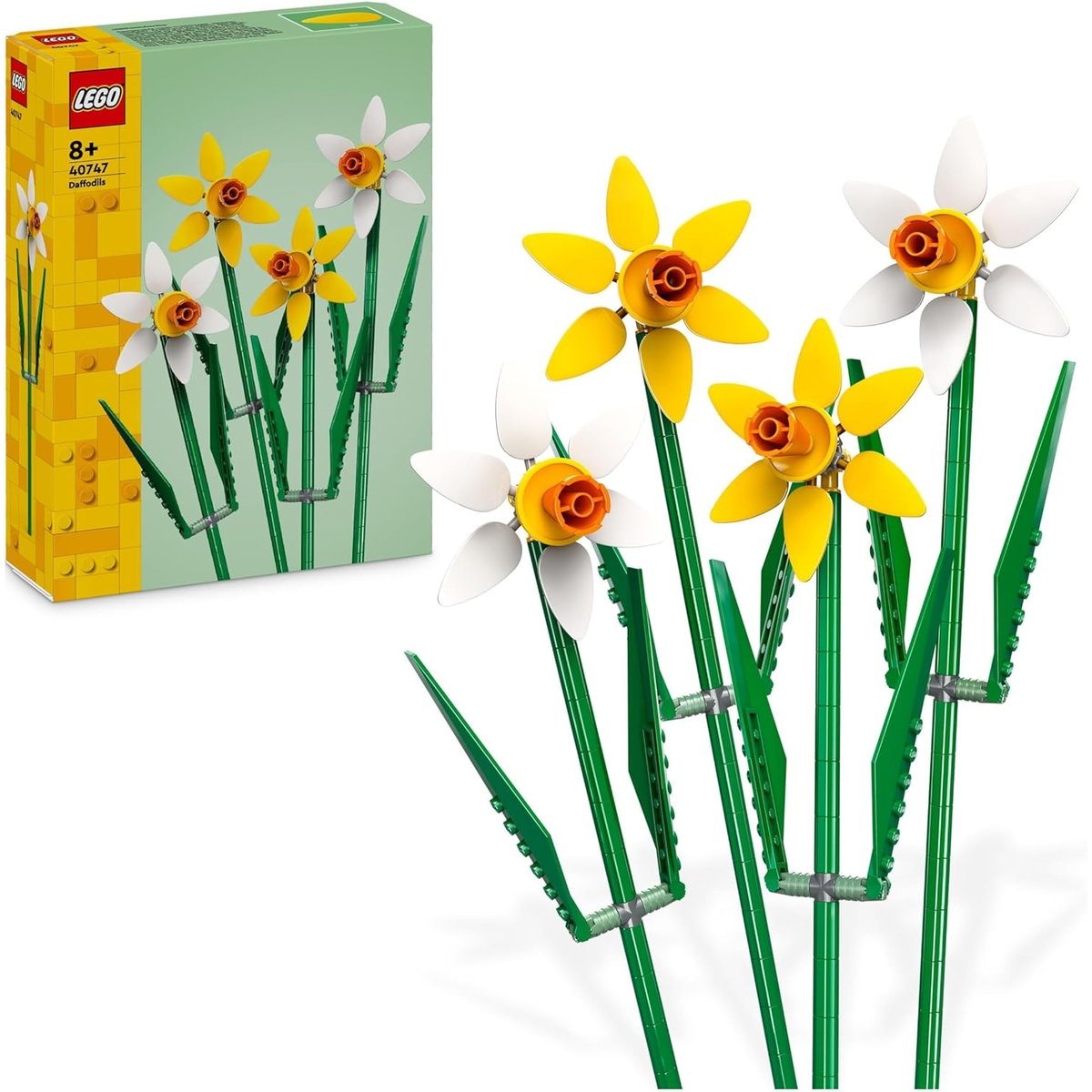 LEGO Botanicals - Bouquet de Jonquilles Éternelles - 40747 jaune, blanc, vert, LEGO