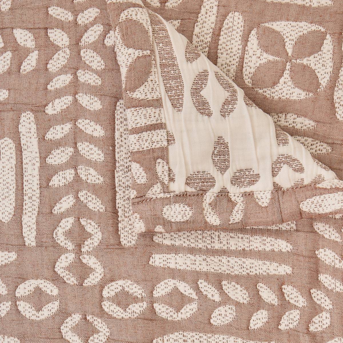 Dessus de lit réversible NUVIA terracotta, ATMOSPHERA