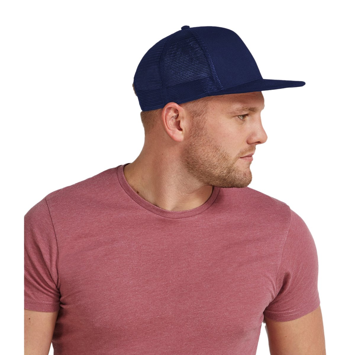 Casquette trucker bleu marine, BEECHFIELD