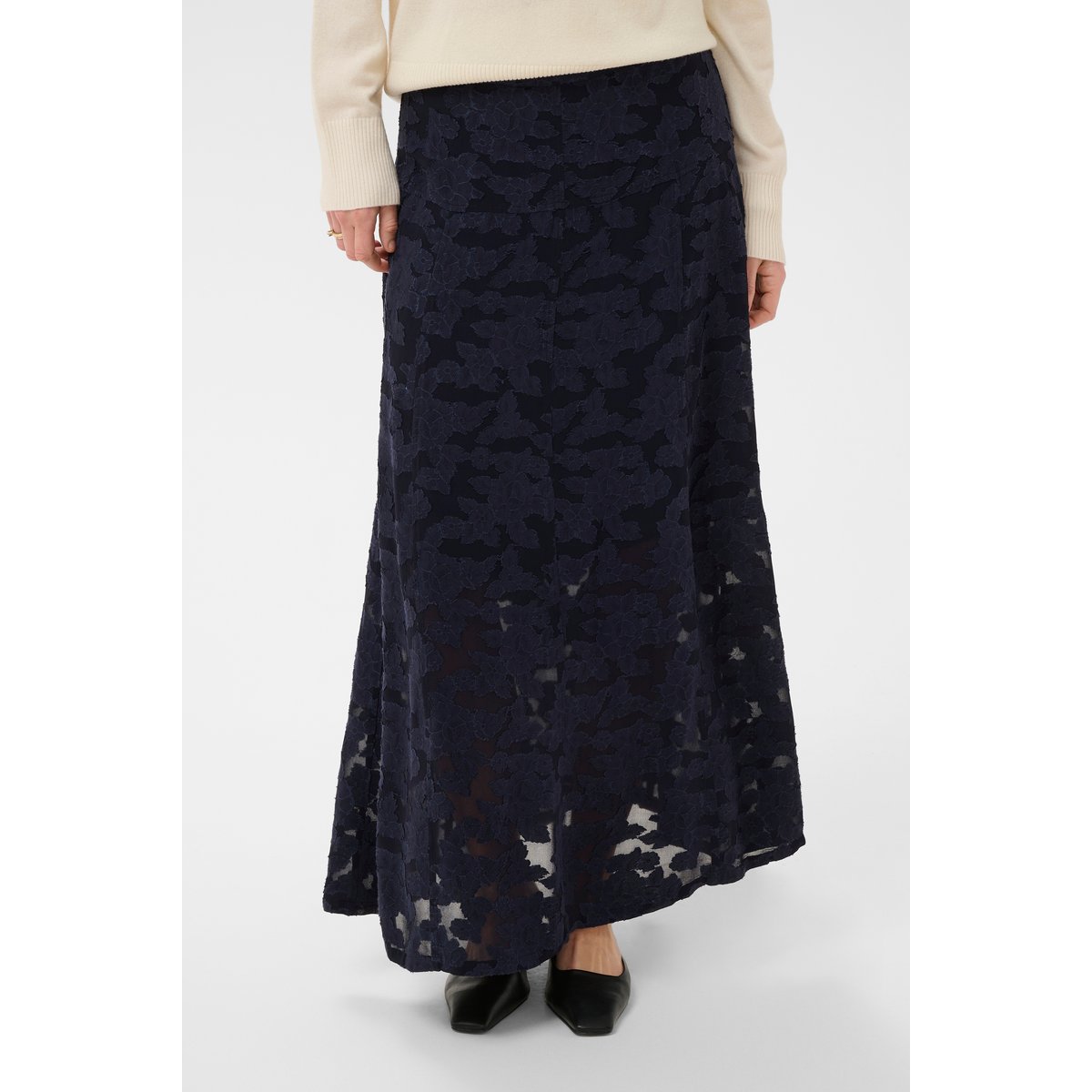 Jupe - tissage léger bleu night sky, SOAKED IN LUXURY