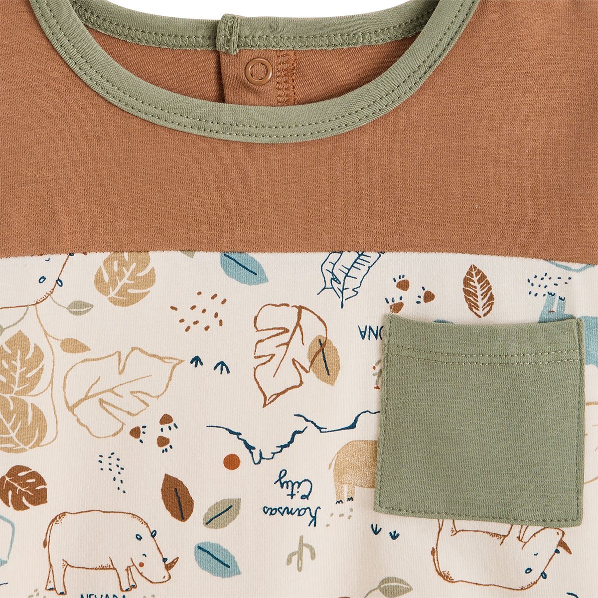 T-shirt enfant Kansas City camel, PETIT BEGUIN