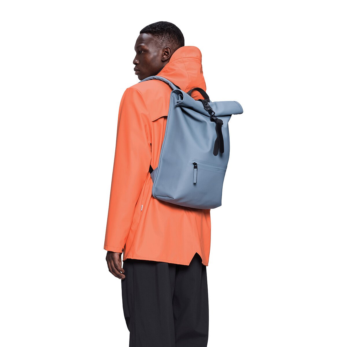 Rolltop Rucksack Backpack twilight blue, RAINS