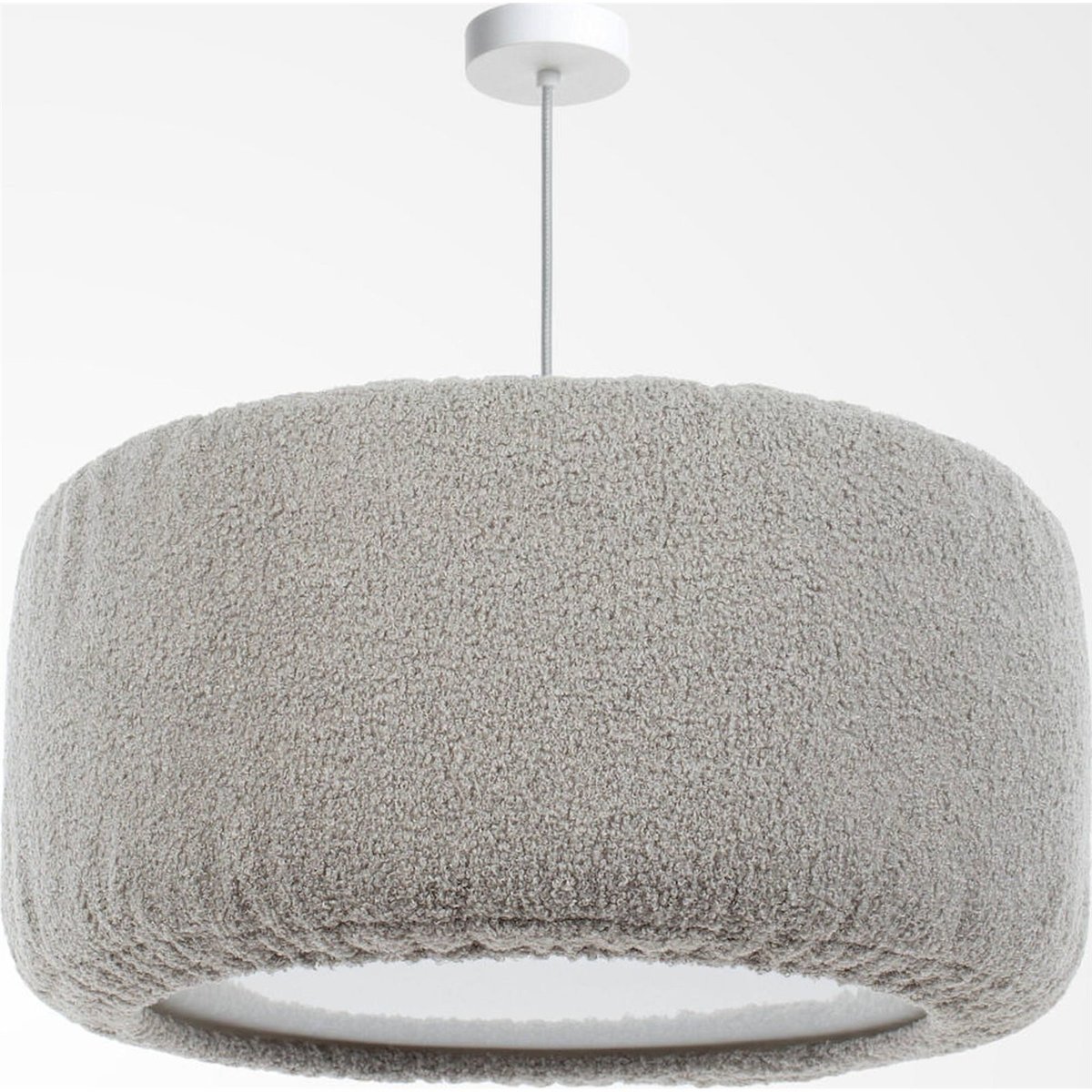 Suspension nuage en tissu rond Cloud gris nuage doux, BPS KONCEPT