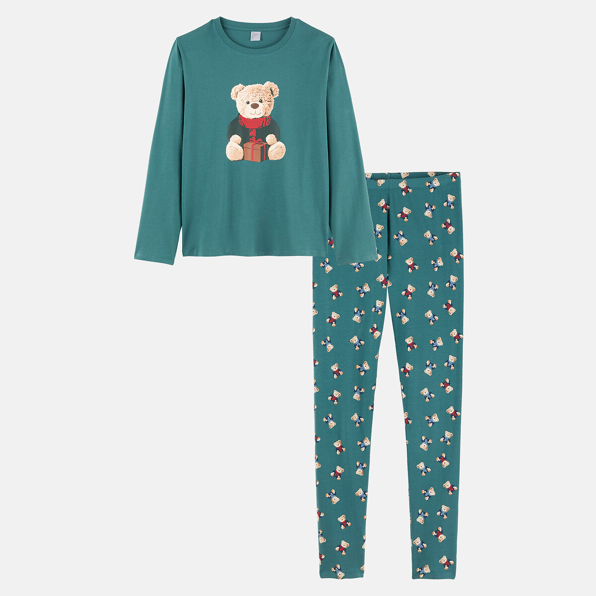 Tweedelige pyjama van jersey, met berenprint bedrukt, SO'HOME