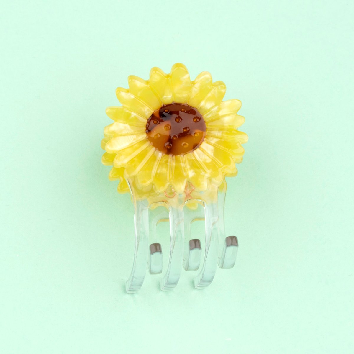Mini pince à cheveux TOURNESOL jaune tournesol, COUCOU SUZETTE