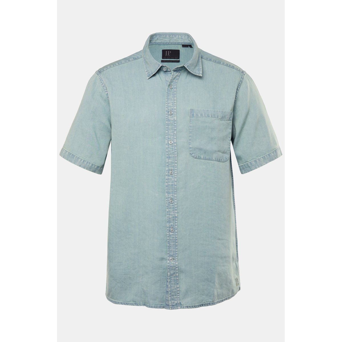 Chemise à manches courtes et col Kent eucalyptus, JP1880