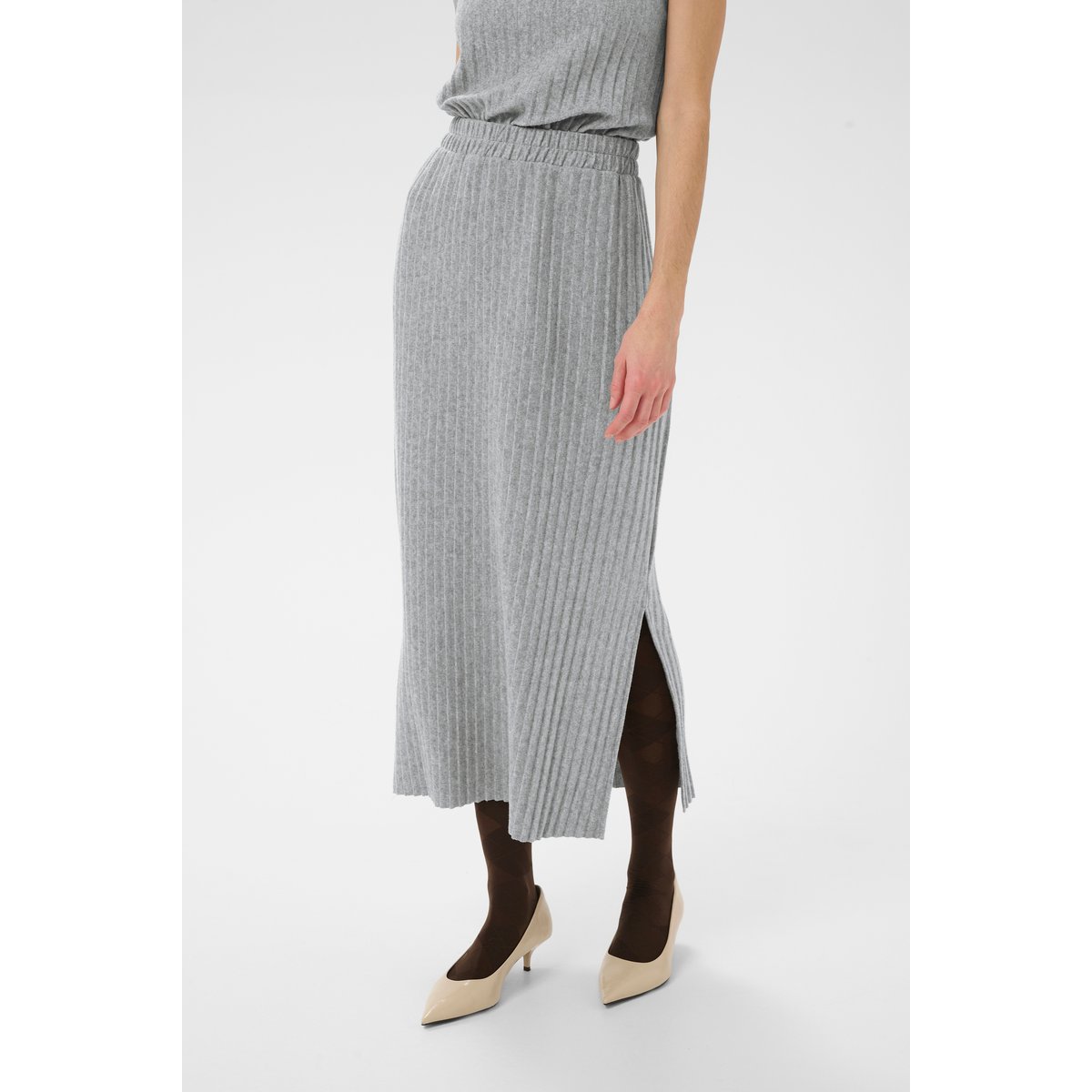 Jupe gris grey melange, CULTURE