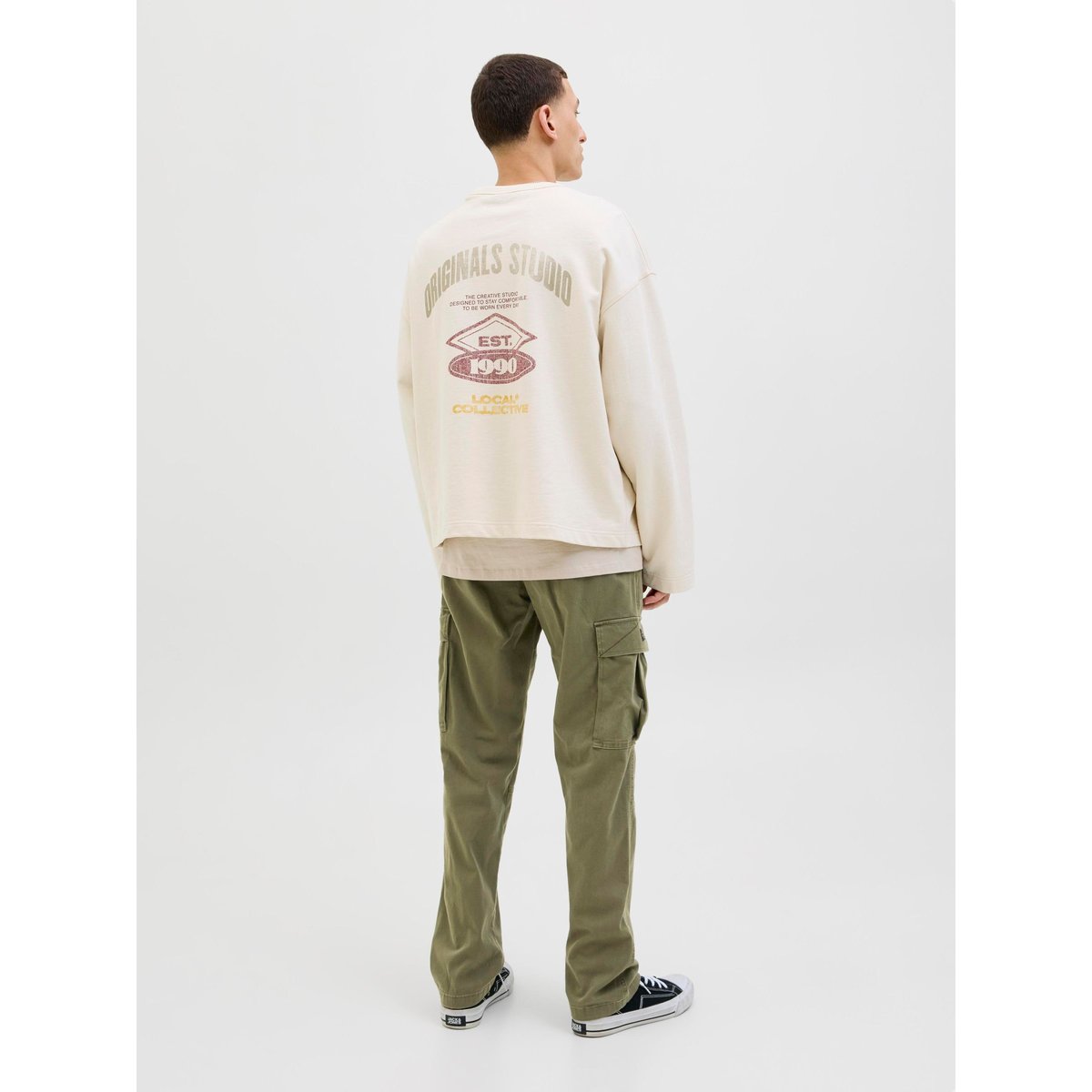 Pantalon Cargo olive night, JACK & JONES
