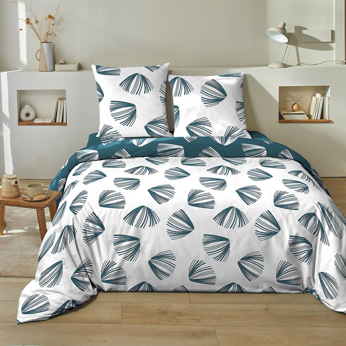 Parure de lit - Housse de couette avec taies multicolore, EDEN