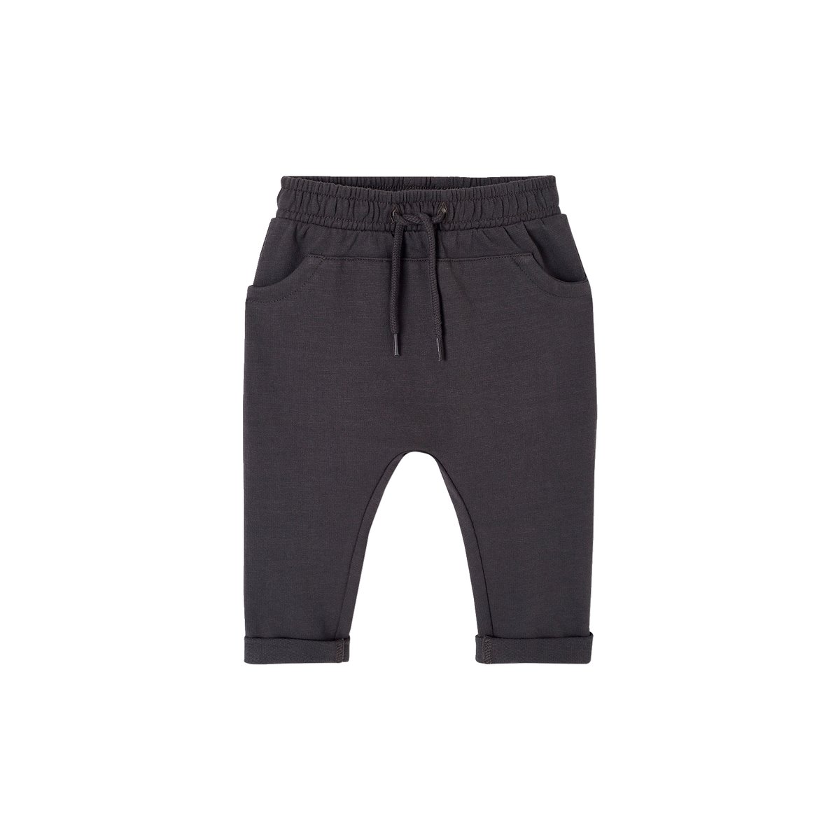 Lot de 2 pantalons en molleton cappuccino, VERTBAUDET