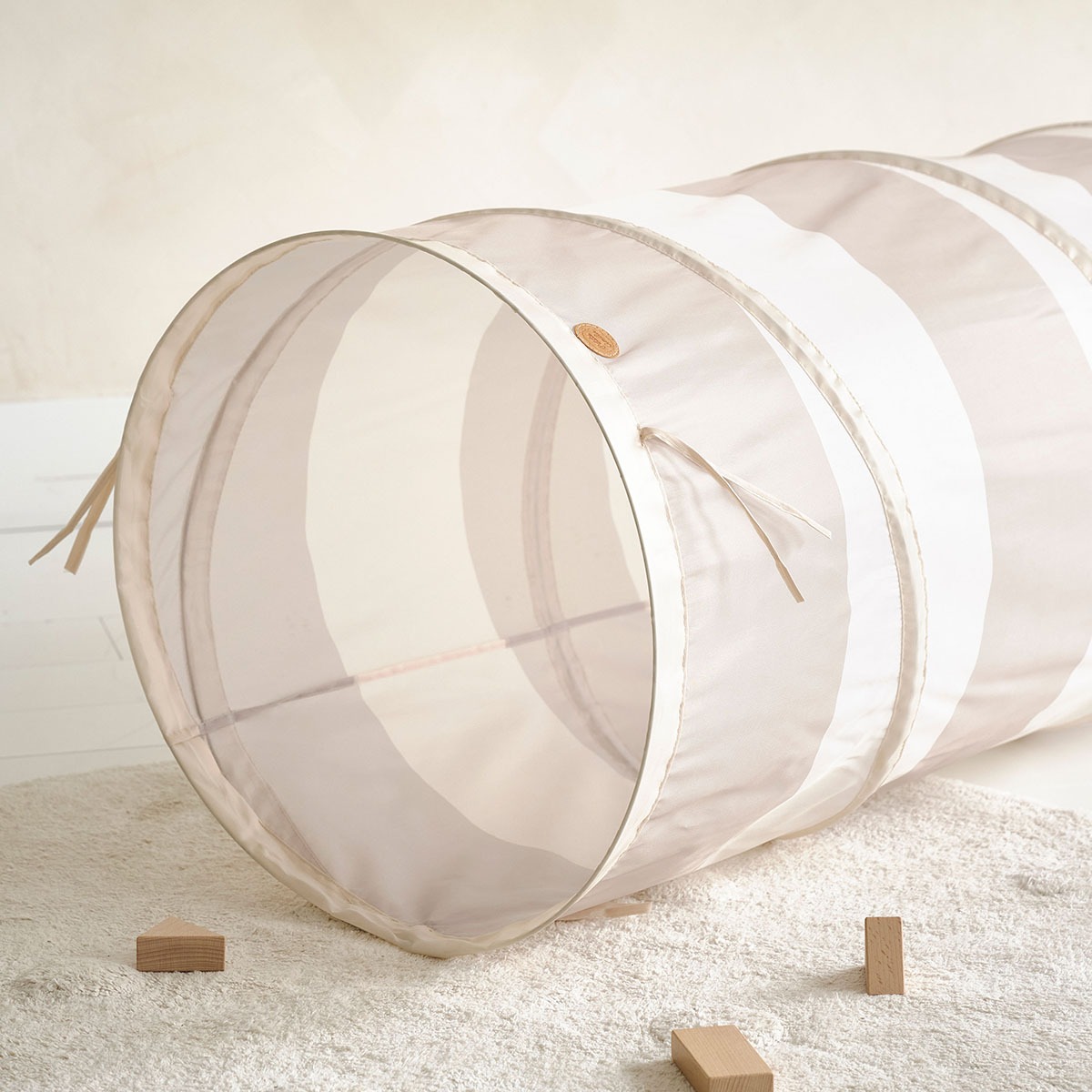 Tunnel de jeu «Lune» LUNE beige, taupe, PETITE AMELIE