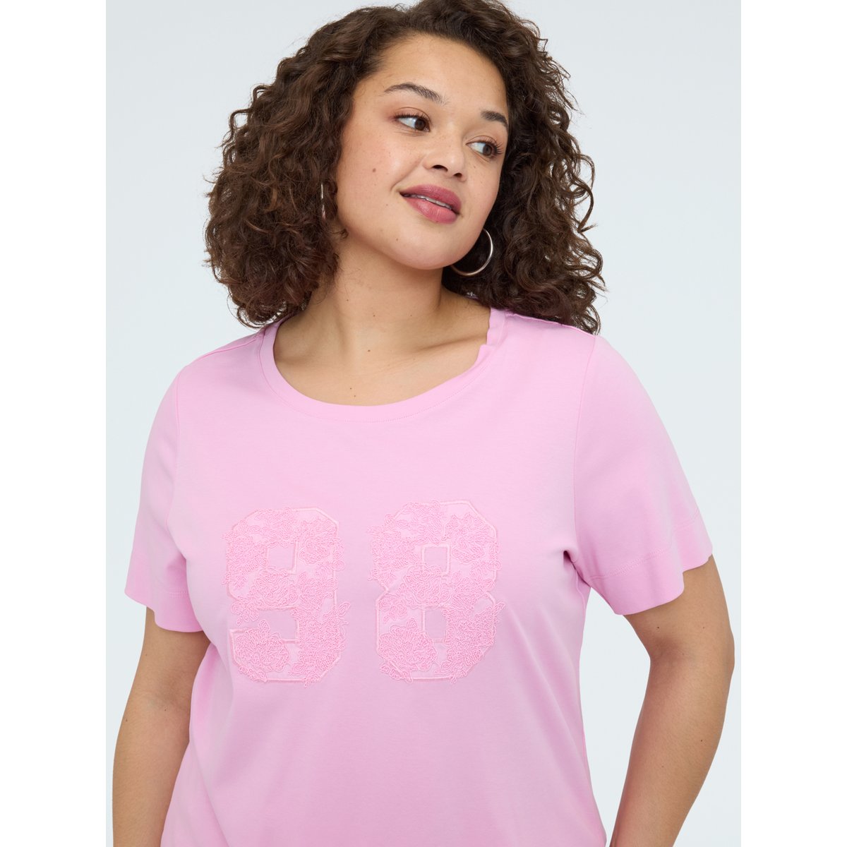 T-shirt mood college rose, FIORELLA RUBINO