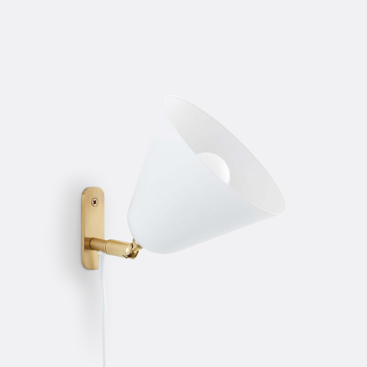 Aplique de pared de metal, Copita blanco, LA REDOUTE INTERIEURS