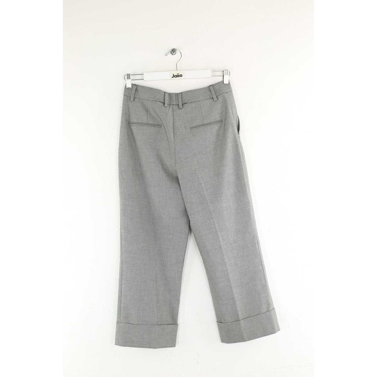 Pantalon droit - Très Bon État gris, TARA JARMON
