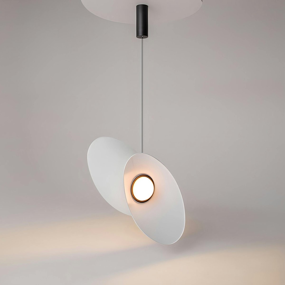 Suspendion design diabolo JUNO blanc, PIER IMPORT