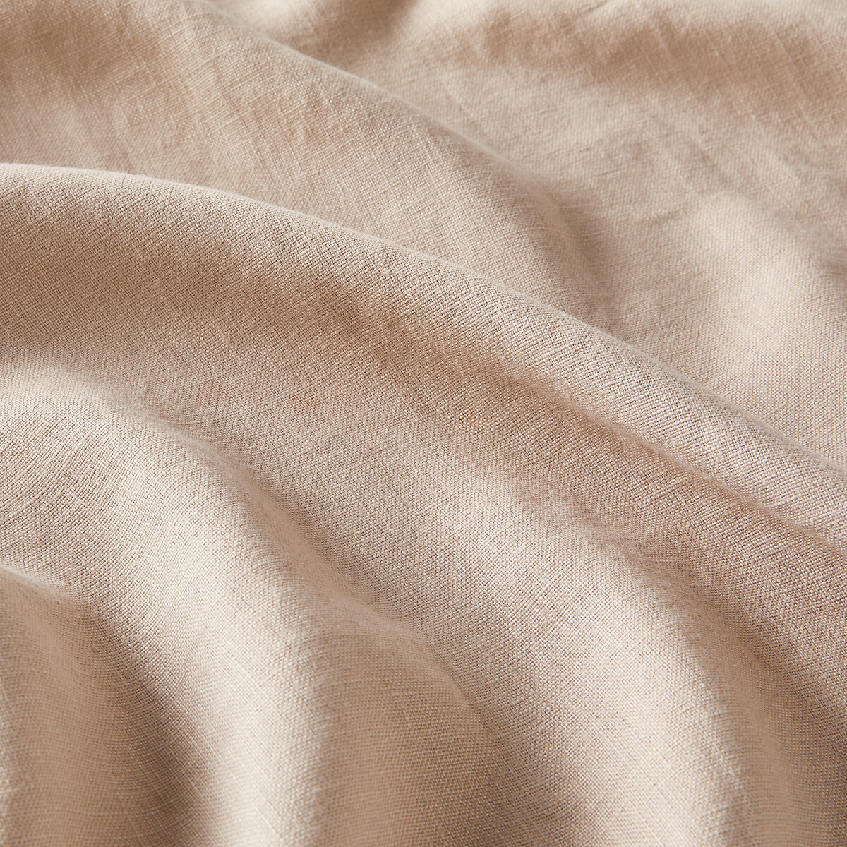 Elba Linen Light-Filtering Curtain with Pencil Pleat Or Wave natural, LA REDOUTE INTERIEURS