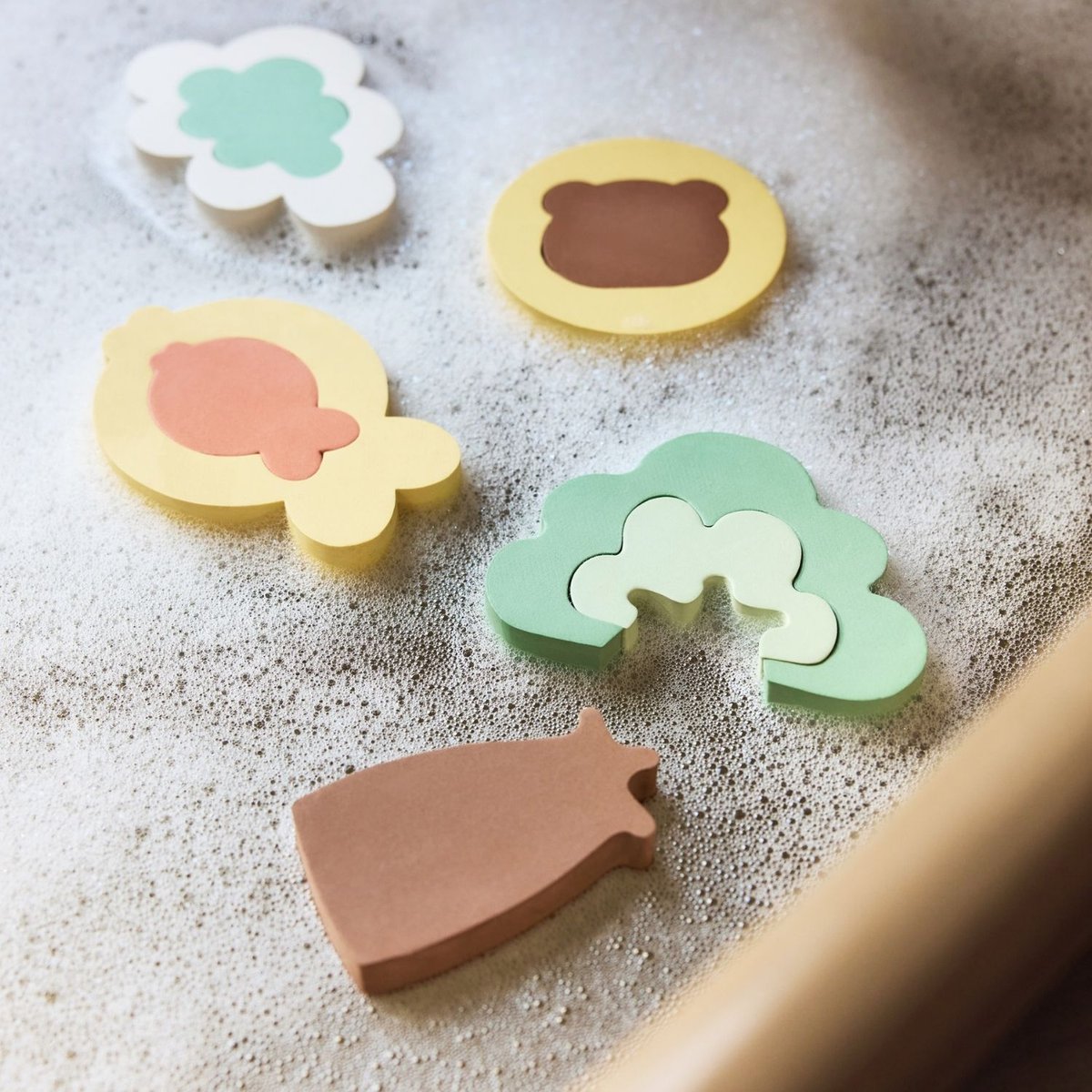 Puzzle de bain multicolore, JOLLEIN