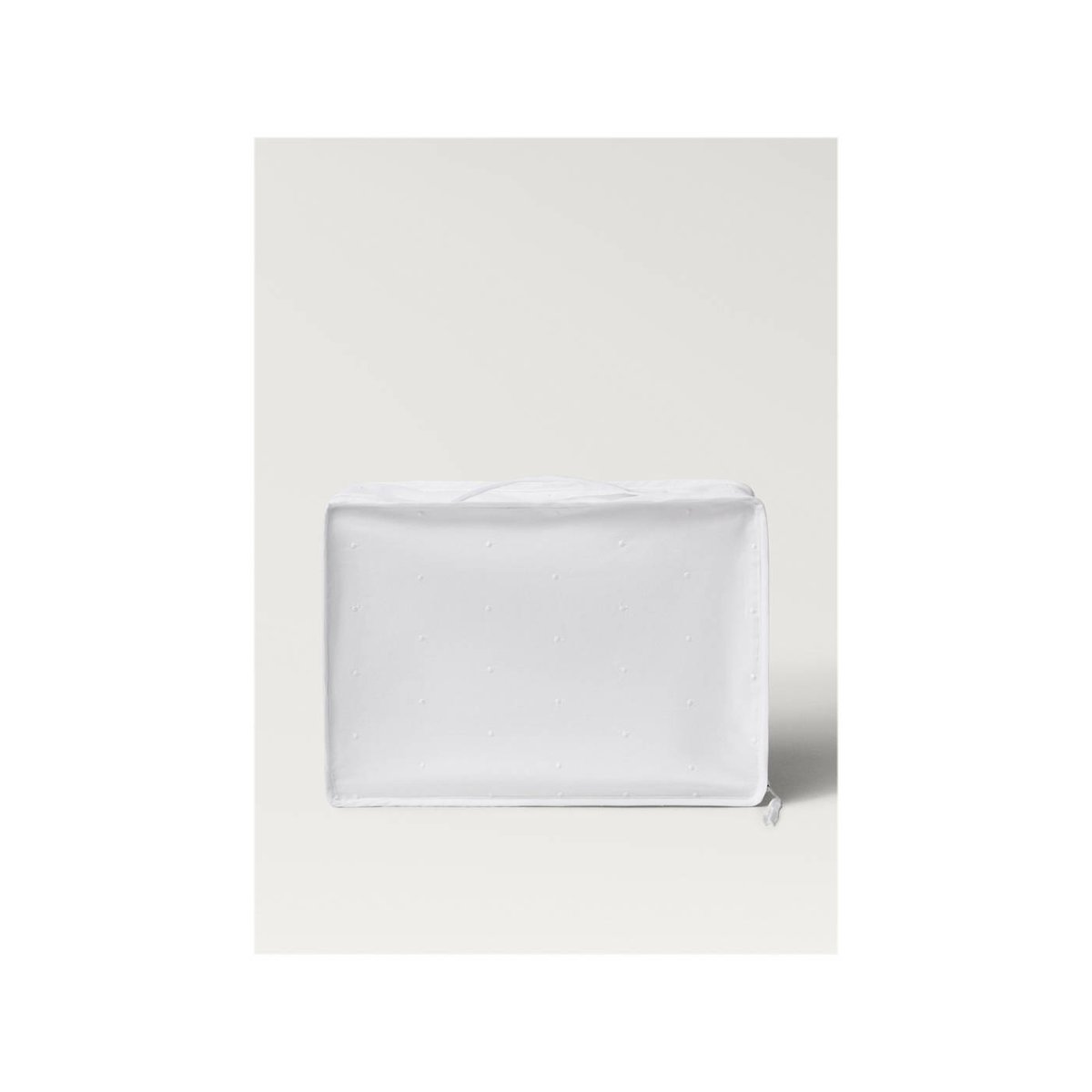 Boîte de rangement avec détails brodés blanc, MANGO HOME