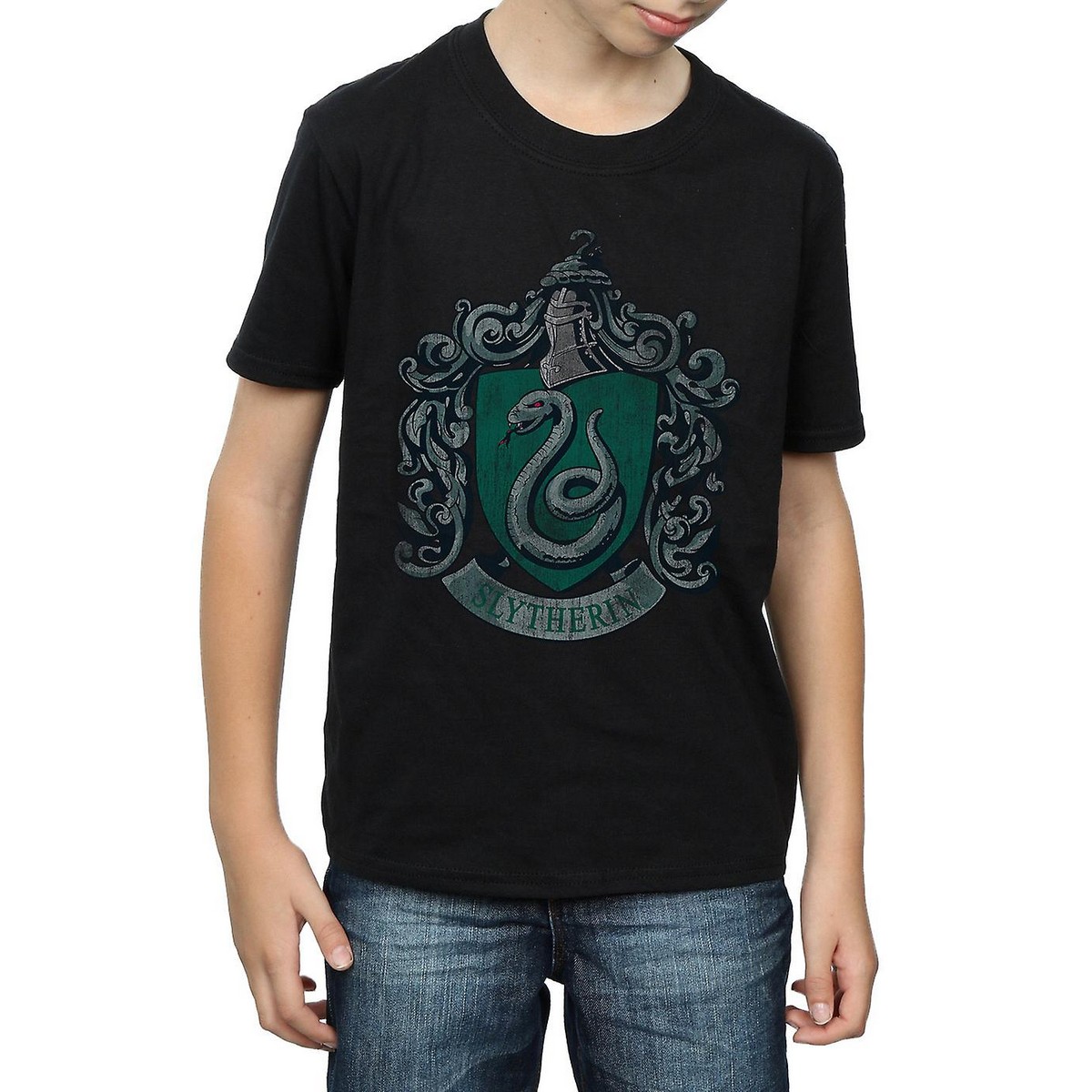 T-shirt SLYTHERIN noir, HARRY POTTER