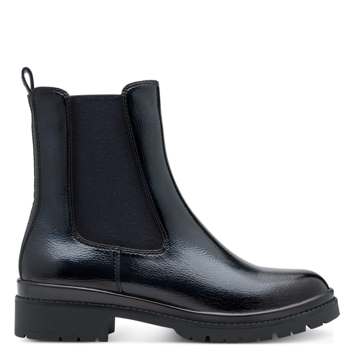 Boots chelsea bleu marine mat, TAMARIS