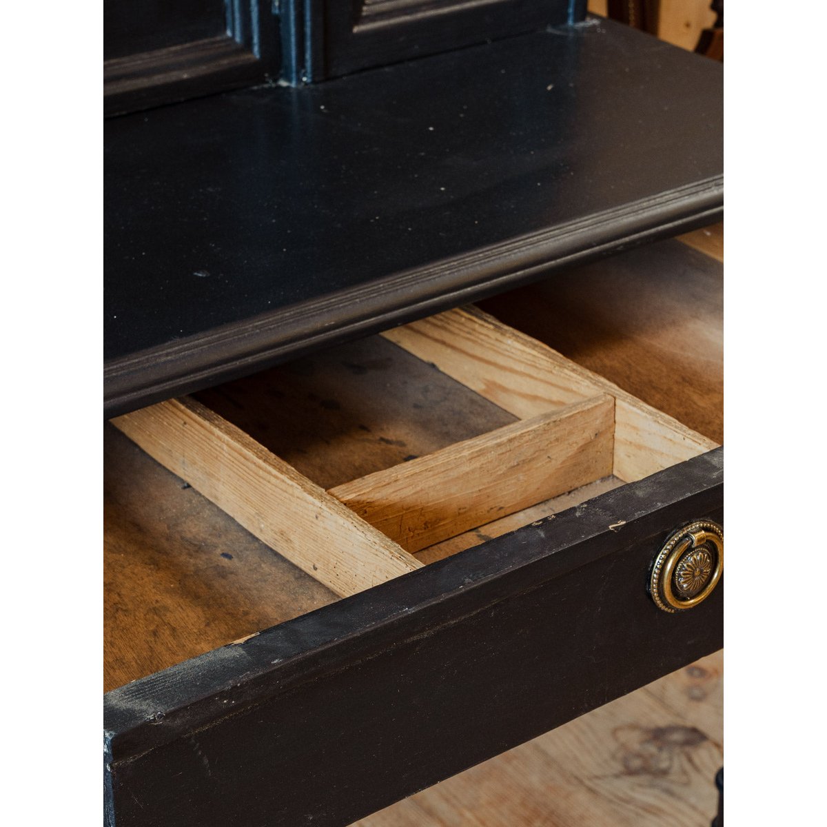 Secrétaire en bois noir Honoré N°193 - Bon état noir, DEBONGOUT