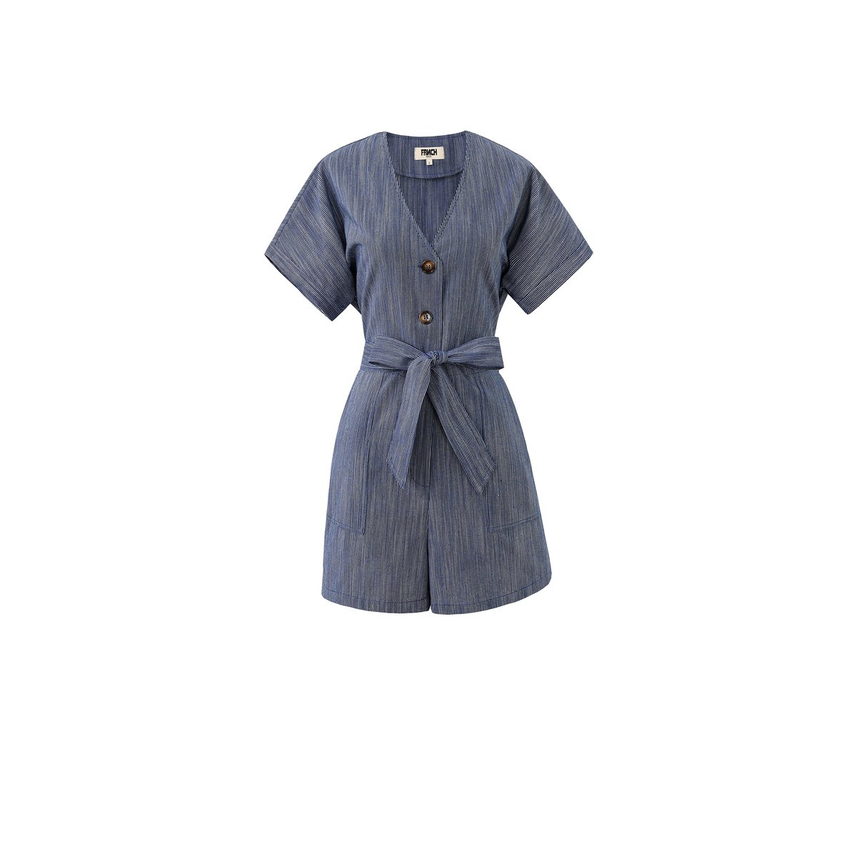 Combishort  en coton ADILA bleu marine, FRNCH
