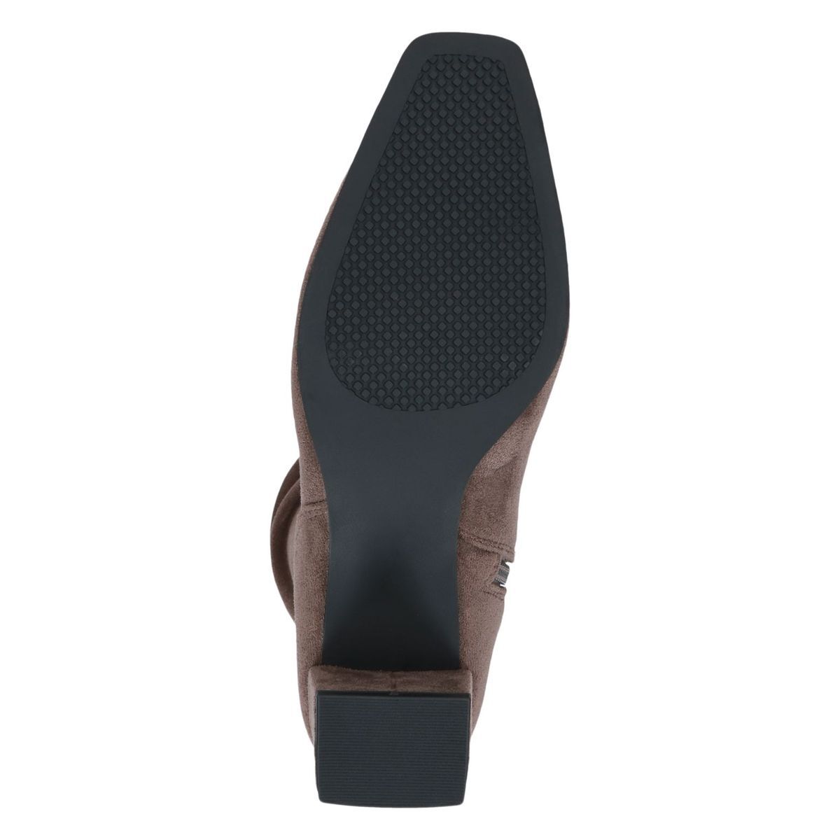 Bottine talon bloc marron cognac, CAPRICE