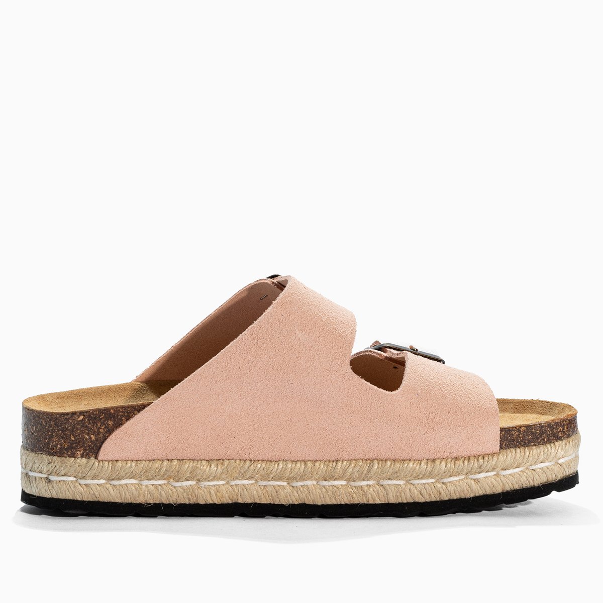 Sandales en cuir suedé ALCEE orange, BAYTON