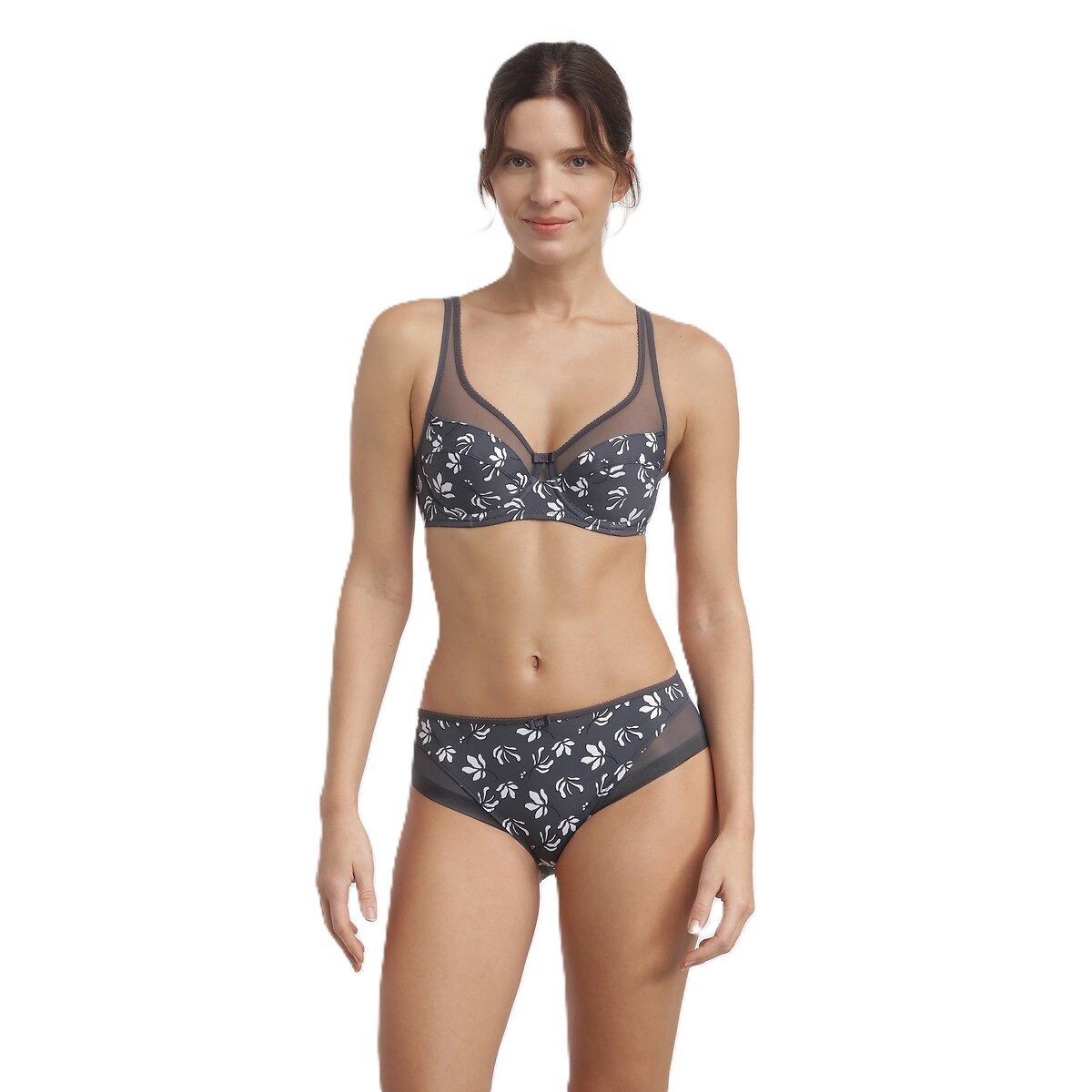 Slip Generous imprimé feuilles, DIM