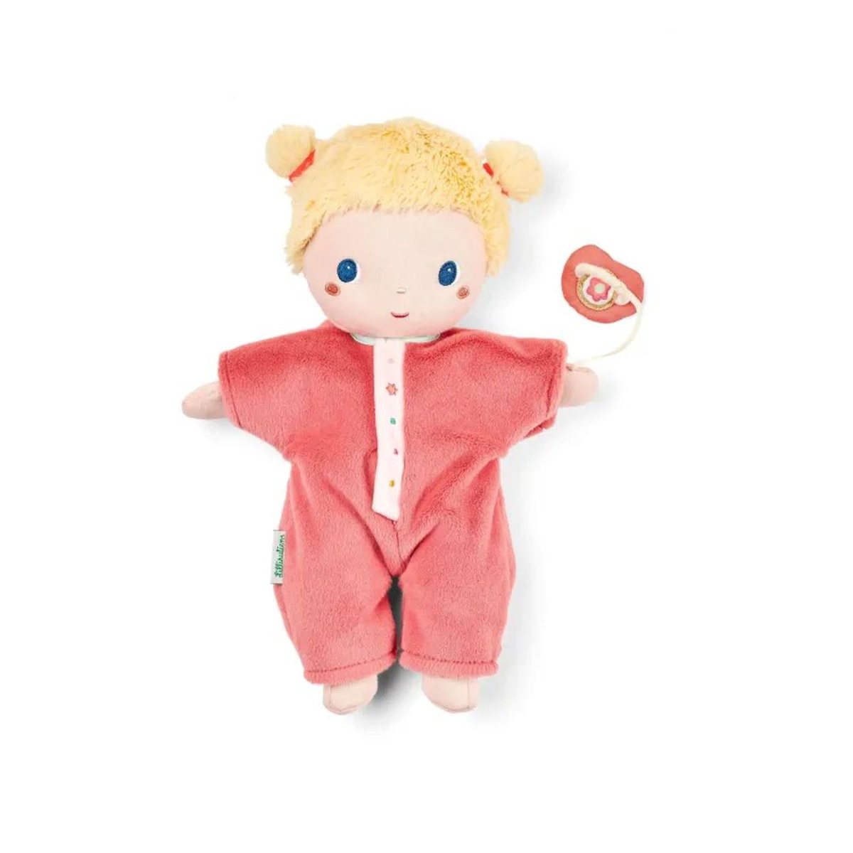 Poupon en tissu 30cm rose, LILLIPUTIENS