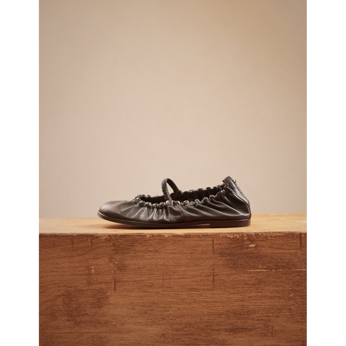 Ballerines MILUNA cuir noir, ODAJE
