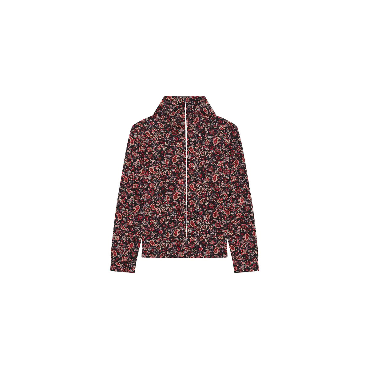 T-shirt droit col roulé TANOUSHKA bordeaux, CAROLL