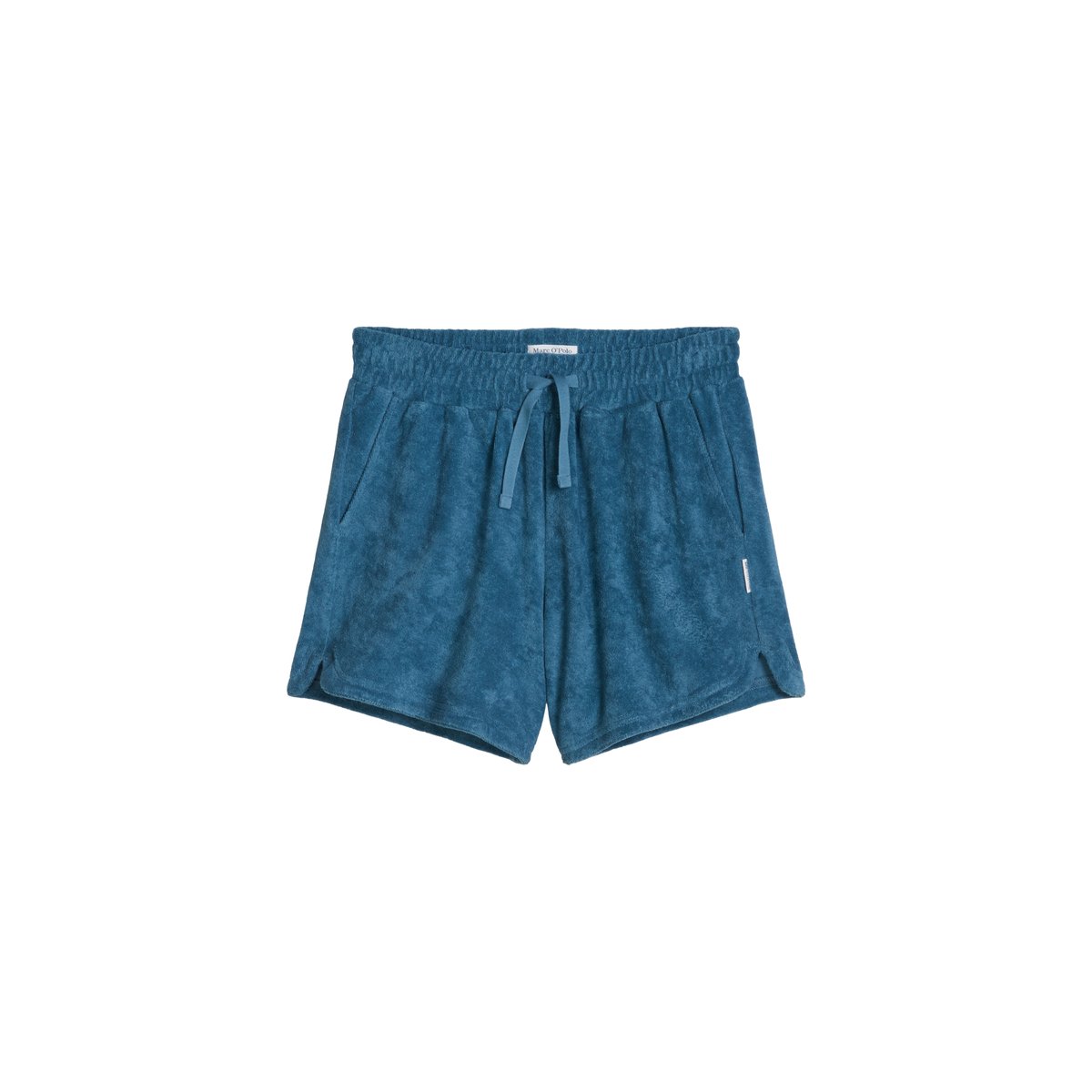 Short en éponge DfC regular en coton organique bleu moyen, MARC O’POLO DENIM