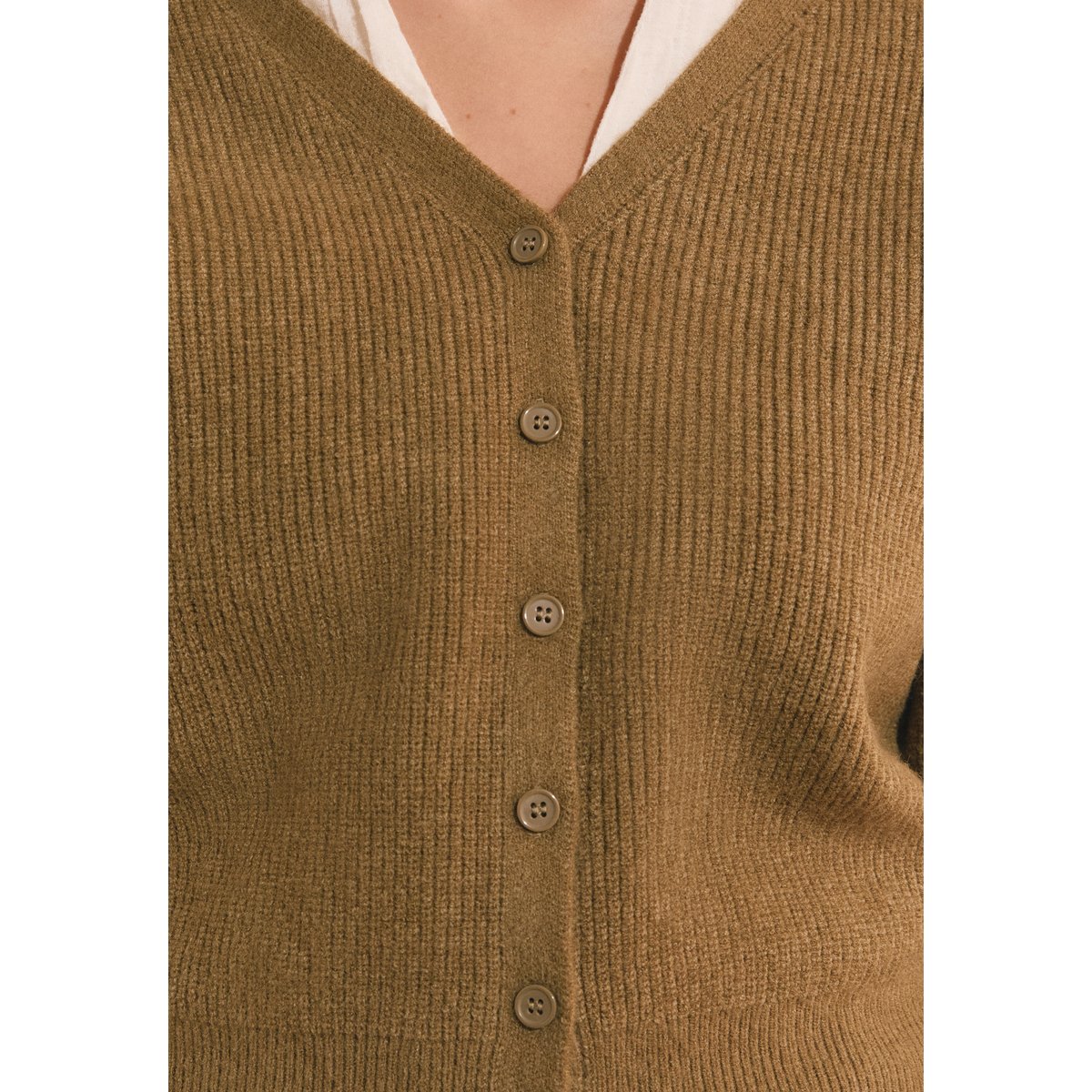 ETAM PULL SUSIE CARDI - COL V kaki olive, ETAM