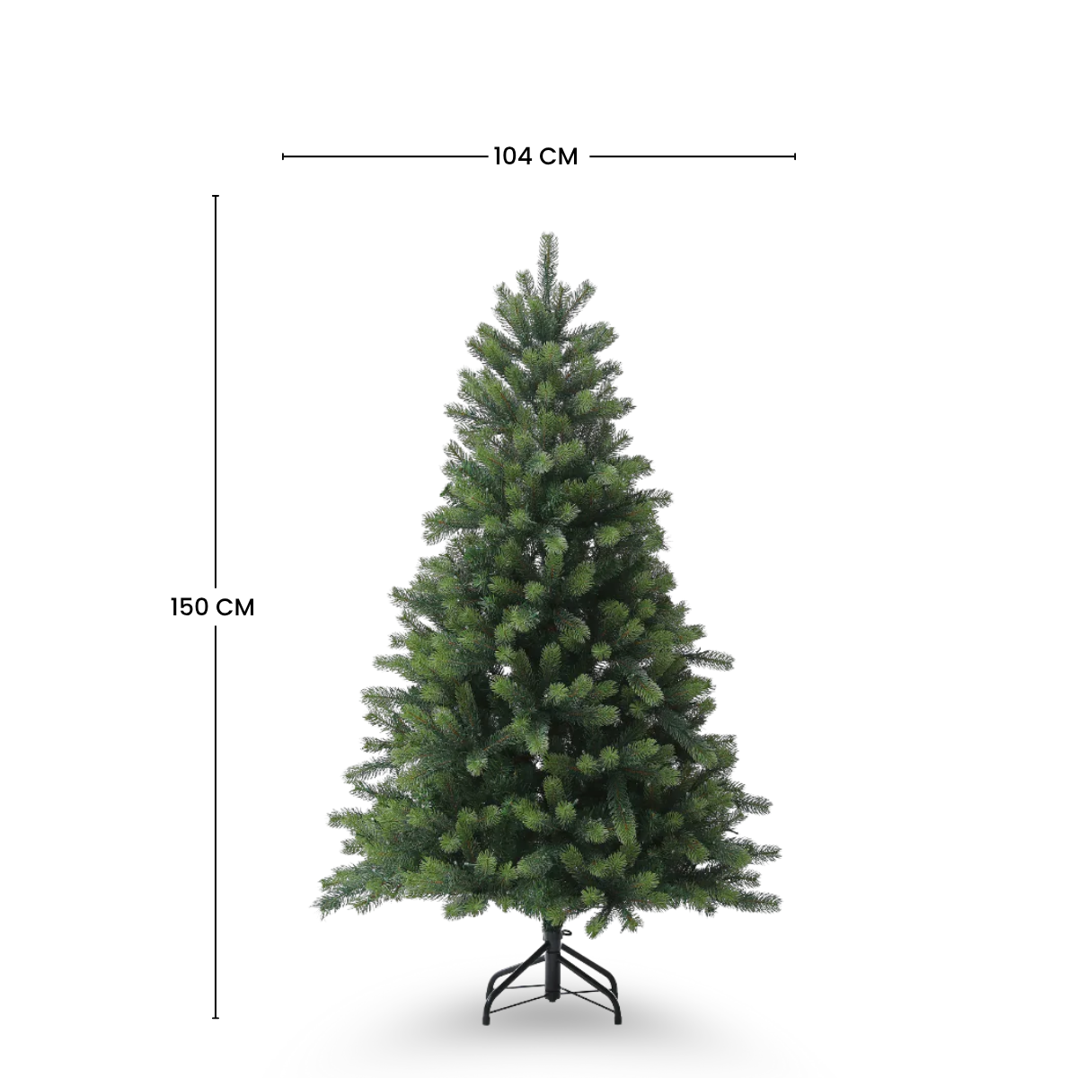 Sapin de noël décoratif artificiel H150 NOËL vert, SIA