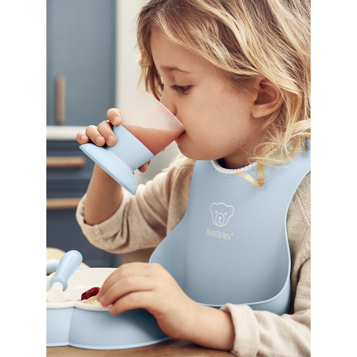 Coffret repas bébé bleu, BABYBJORN