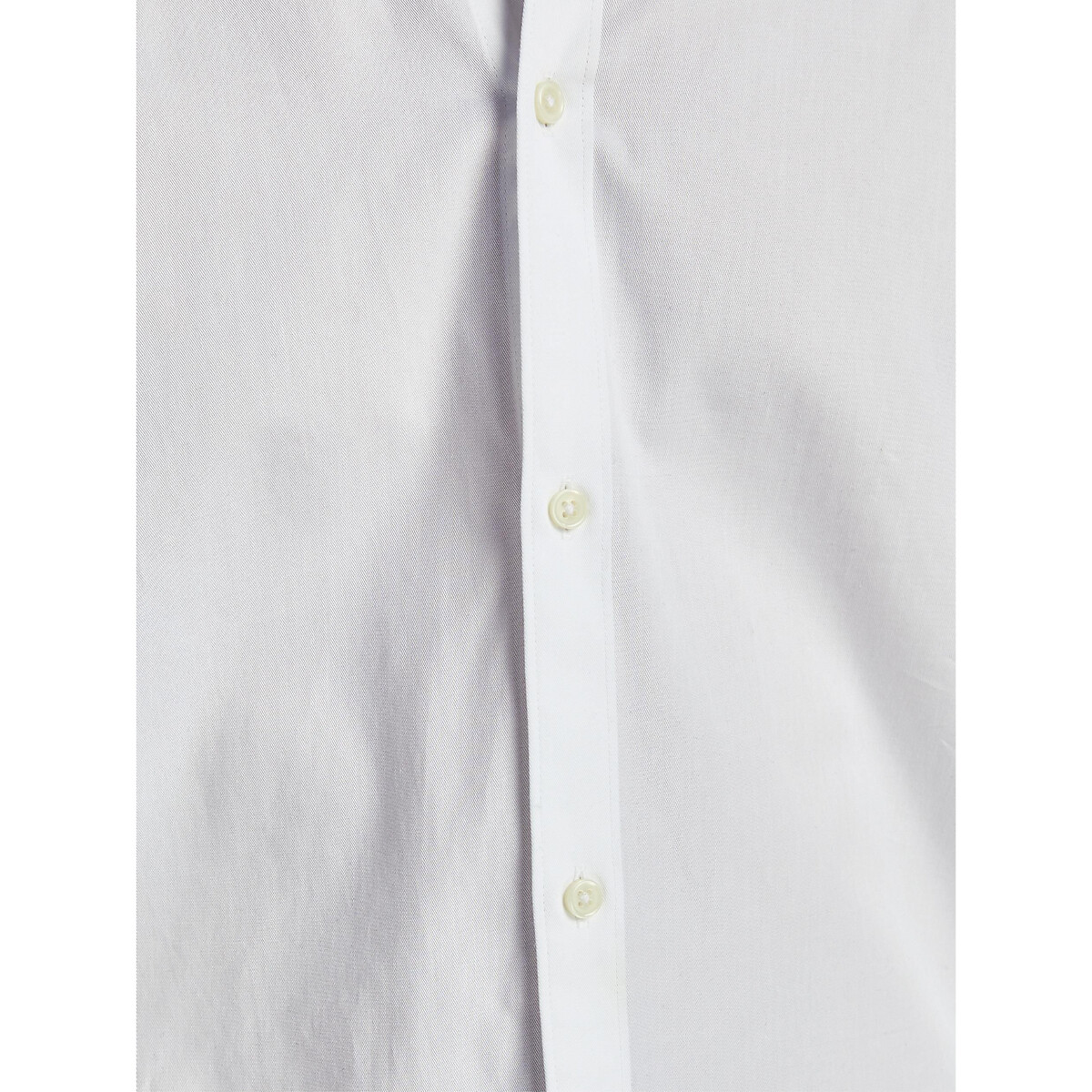 Cardiff Plain Slim Fit Shirt white, JACK & JONES