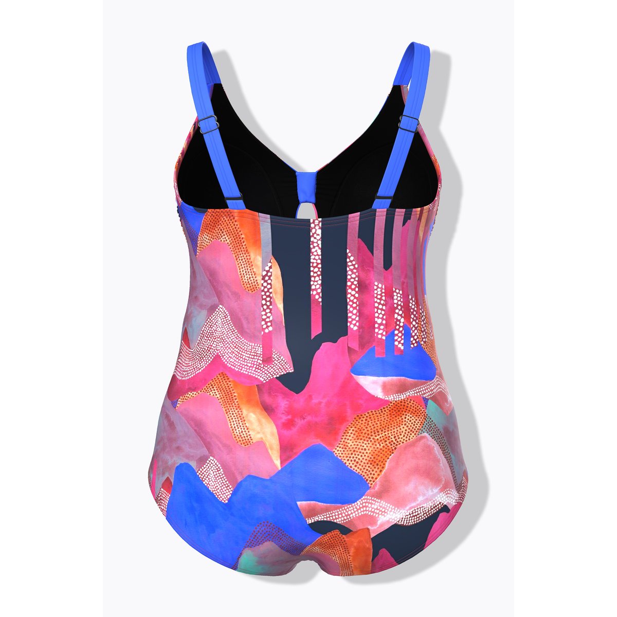 Maillot de bain à bonnets souples rose vif, ULLA POPKEN