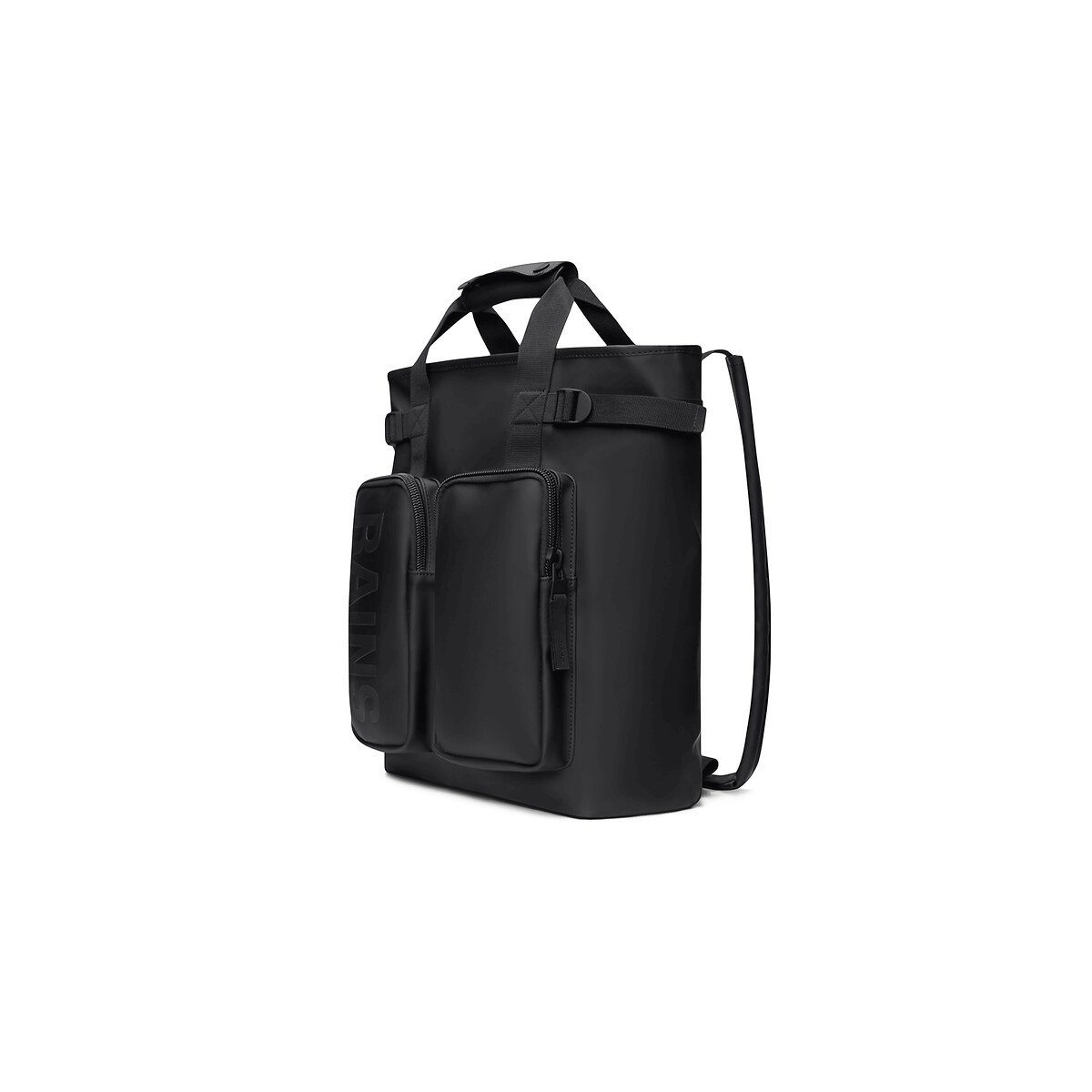 Sac à dos imperméable unisexe, TEXEL TOTE noir, RAINS